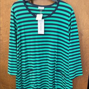 Marimekko Striped Long Sleeve Dress Size XL